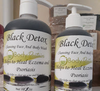 Black Detox Face And Body Wash 9 oz